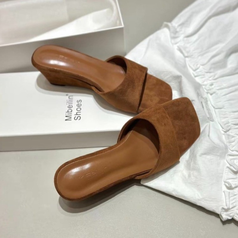 Street Fashion Brands - 2026 Marken-Keilabsatz-Pantoletten für Damen, Flip-Flops mit
