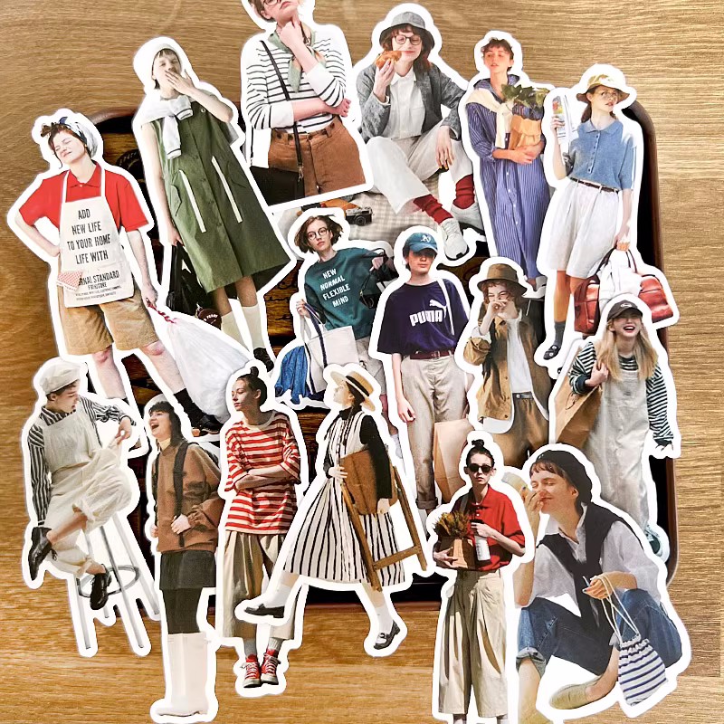 Street Fashion Magazines - 26-teiliges Set Niedliche Modische Streetstyle-Aufkleber für
