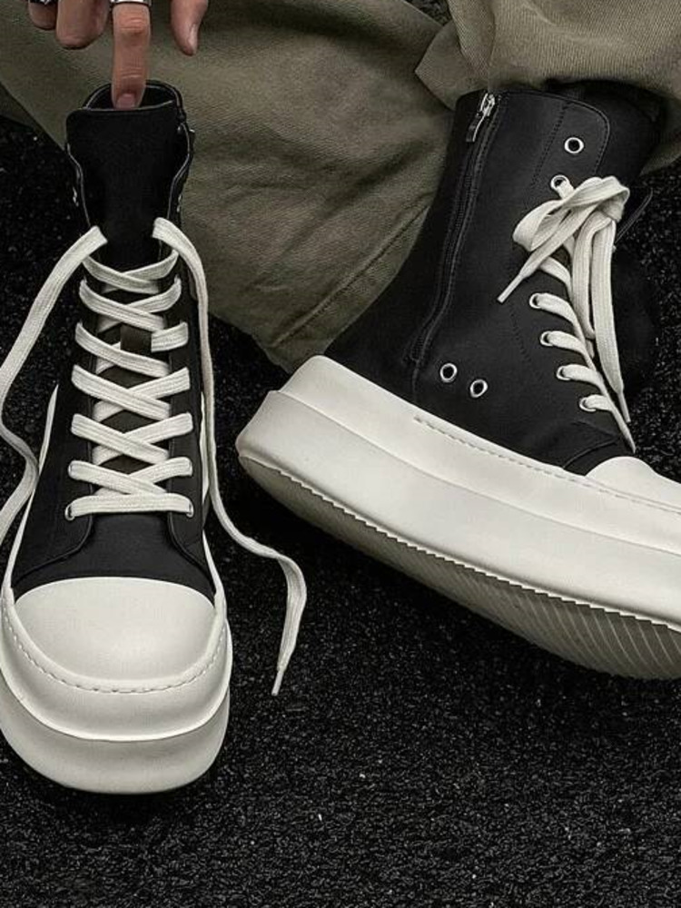 Street Fashion Rome 2026 - Vielseitige Trendige High-Top Herren Streetstyle Mode