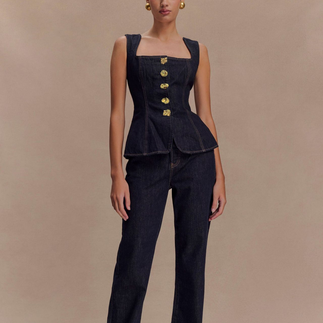 Street Fashion Vest - Sommer Denim Hose Sets Frauen 2025