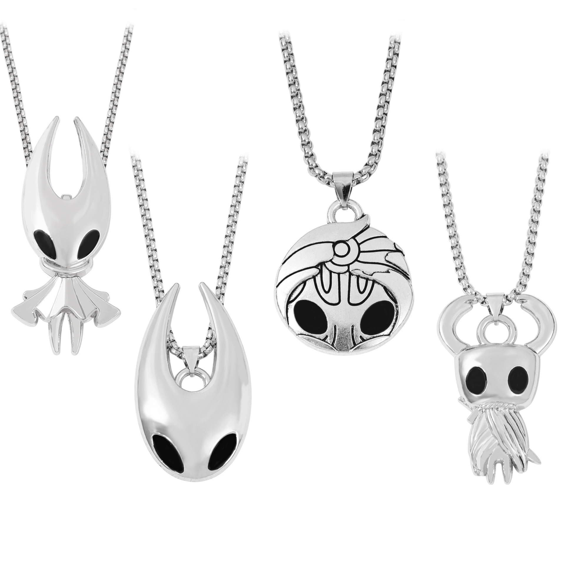 Street Fashion Jewelry - Modisches Gaming-Schmuckzubehör, Halskette mit hohlem Rittermotiv,