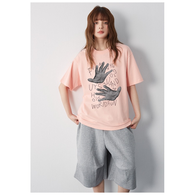 Street Fashion For Short Guys - FUNNY GUY Amerikanisches Retro-T-Shirt für Damen,
