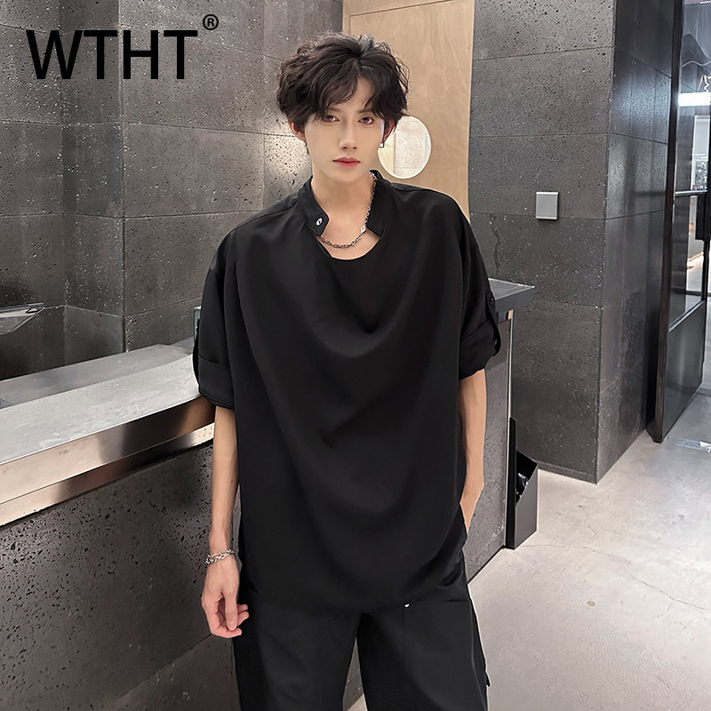 Street Fashion Taiwan - WTHT Fashion 2026 Sommer Herren Einfarbiges