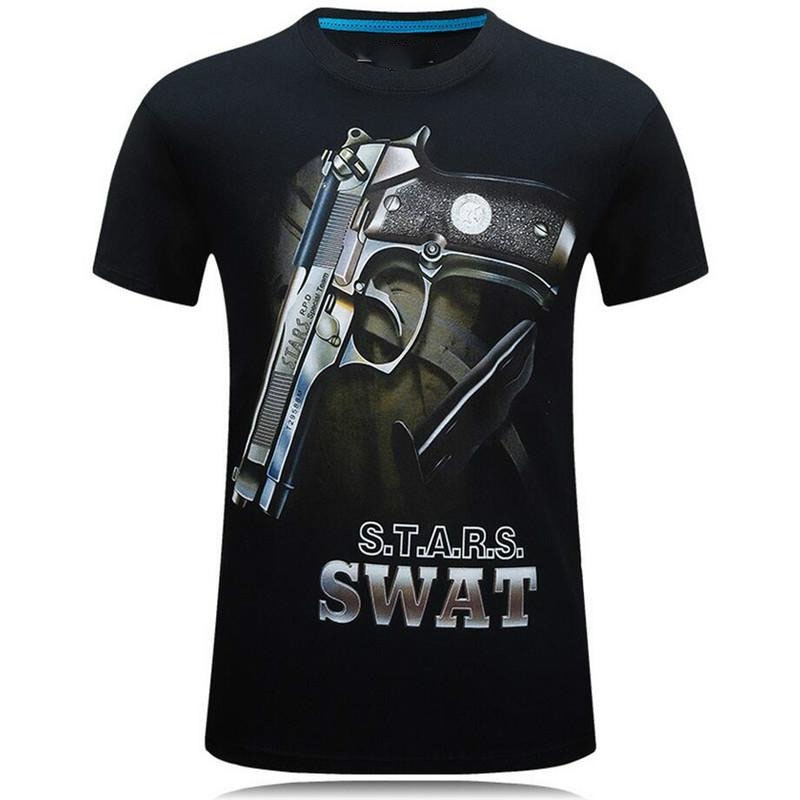 Street Fashion For Short Guys - Tough Guy Stil 3D Druck T-shirt