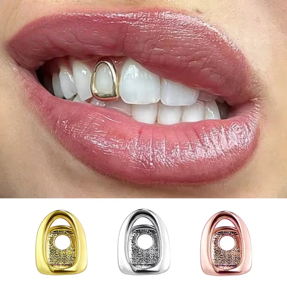 Street Fashion Jewelry - Gold Farbe Metall Hip Hop Rapper