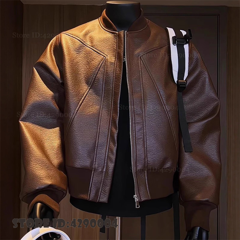 Street Fashion Style Male - Herbst Herrenjacke im Amerikanischen Retro-Stil aus