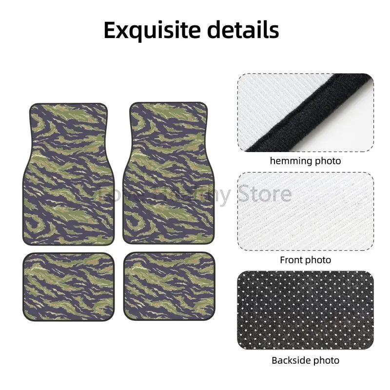 Auto-Fußmatten mit Tiger-Strei – Camo Pattern Set Bewertung und Preis
