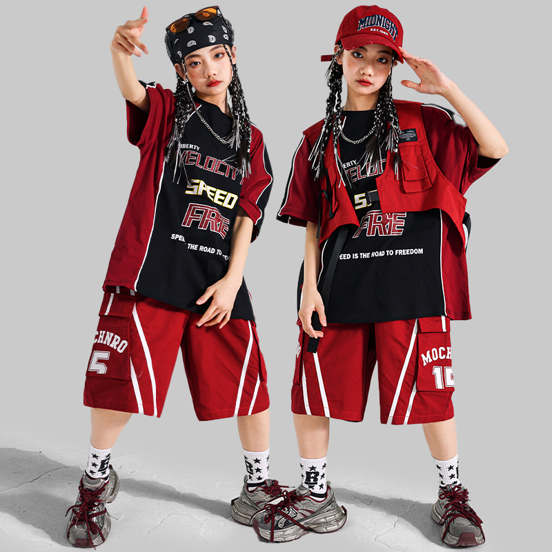 Teenager Mode Hiphop Jazz Danc – Street Fashion Vest Bewertung und Preis