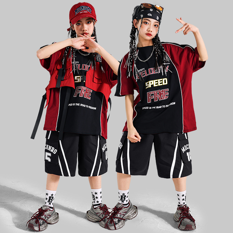 Teenager Mode Hiphop Jazz Danc – Street Fashion Vest Bewertung und Preis