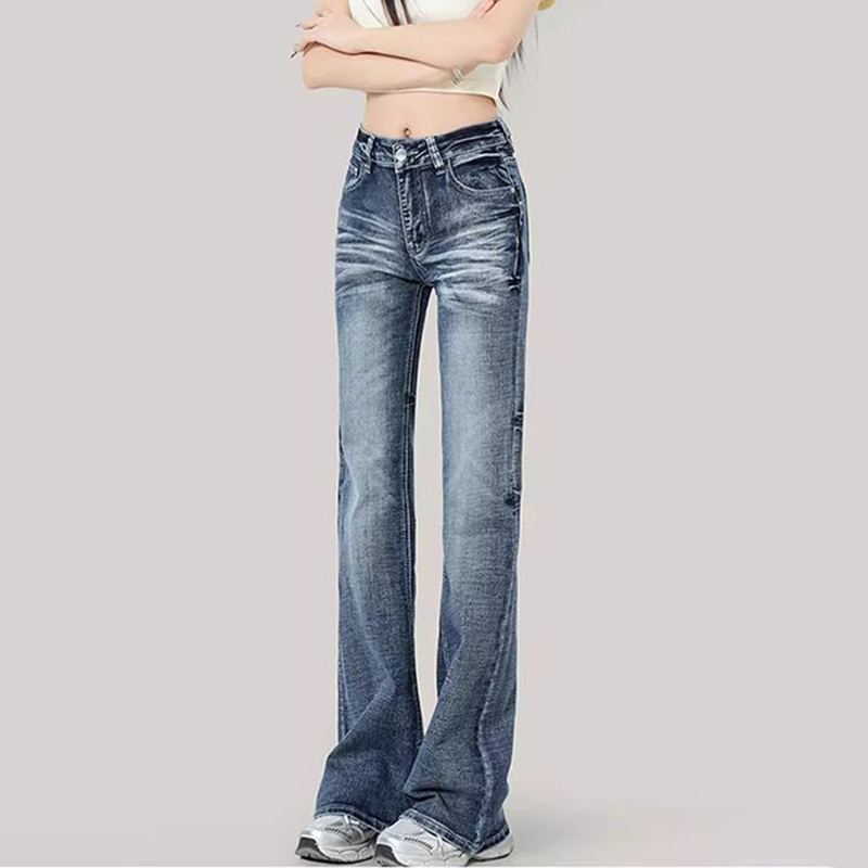 Damen Retro Designer Straight  – Street Fashion Korean Girl Bewertung und Preis