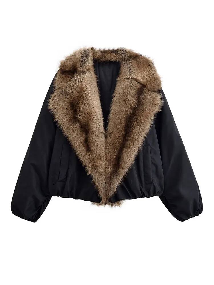 Frauen Mode Faux Pelz Kragen J – Street Fashion Taiwan Bewertung und Preis