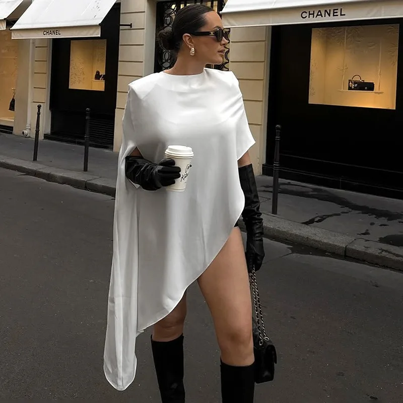 BWQ Modisches Weißes Kleid Sex – Street Fashion Look Bewertung und Preis
