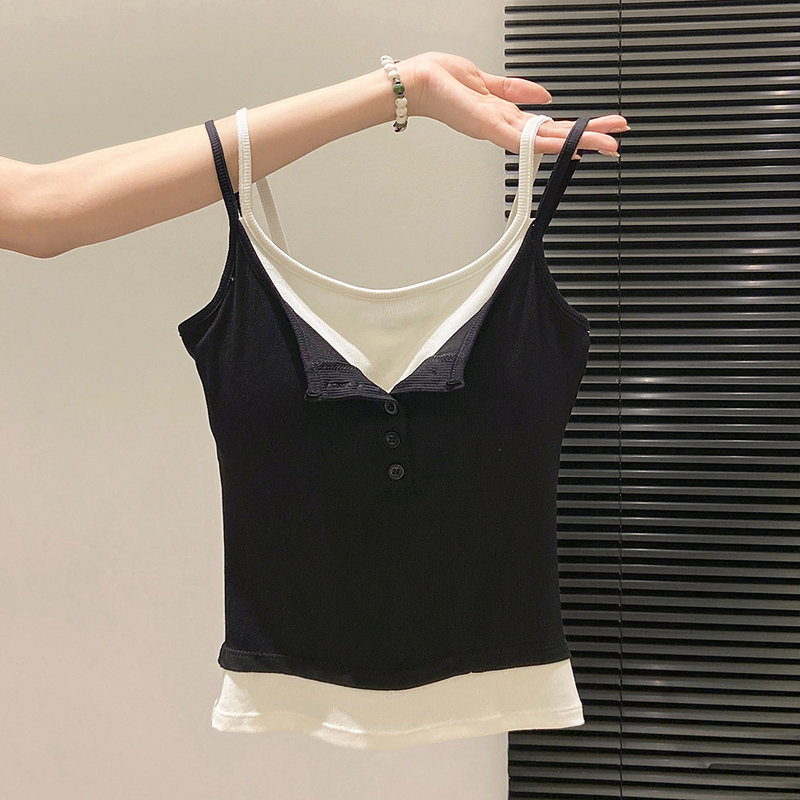 Mode Gefälschte Zwei Stück Lei – Street Fashion Korean Girl Bewertung und Preis