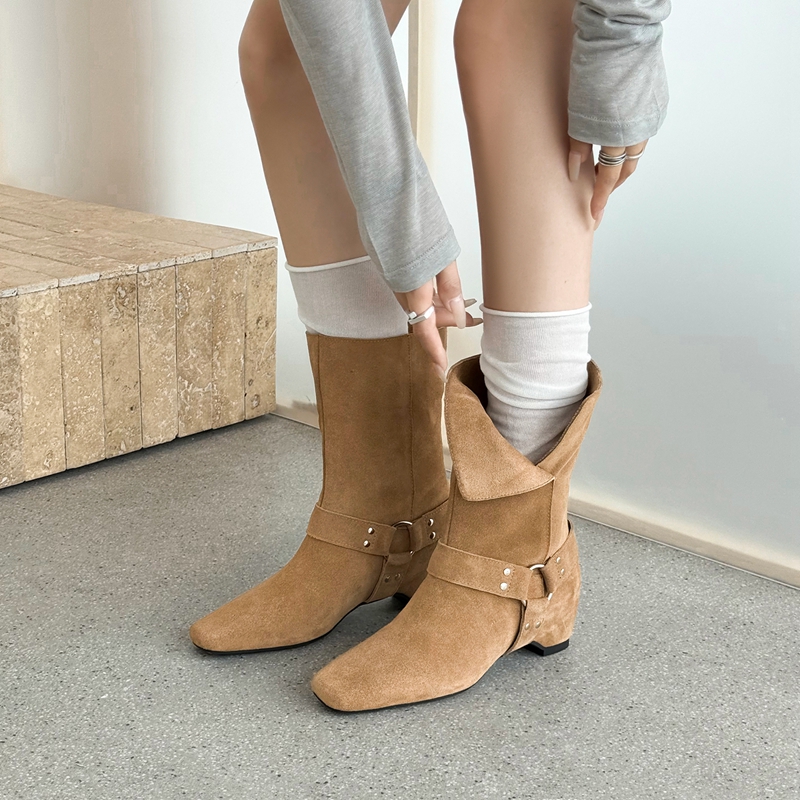 Damen Wildleder-Slouchy-Stiefe – Street Fashion Look Bewertung und Preis