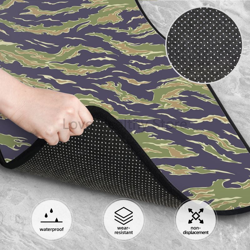 Auto-Fußmatten mit Tiger-Strei – Camo Pattern Set Bewertung und Preis