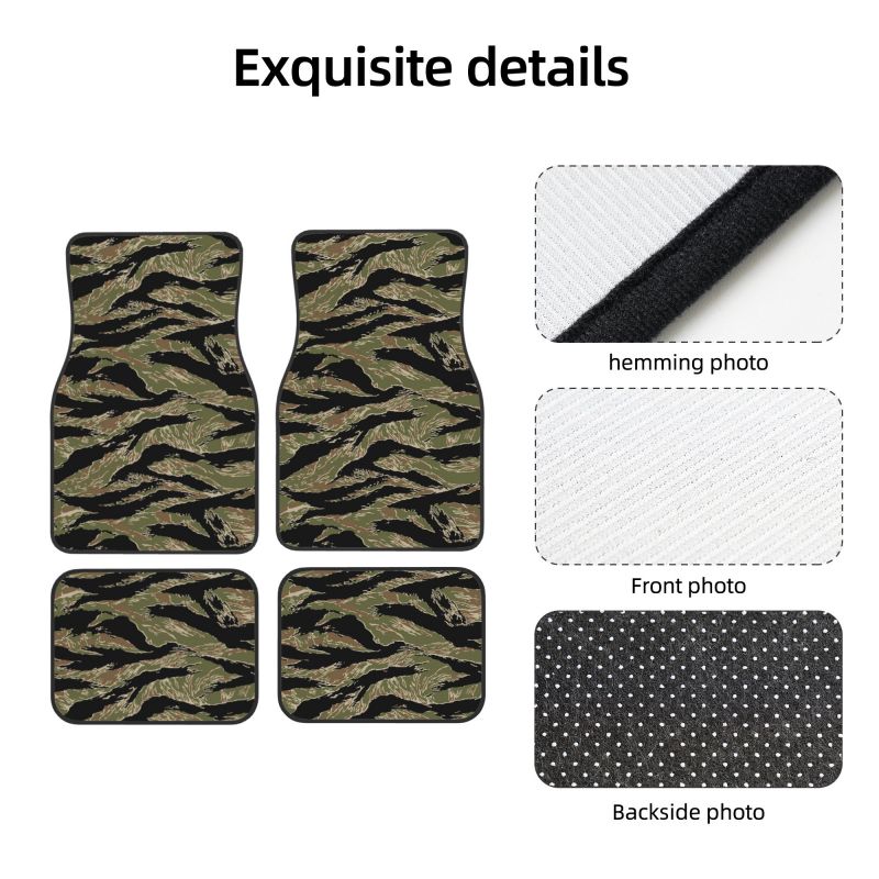 Auto-Fußmatten mit Tigerstreif – Camo Pattern Set Bewertung und Preis