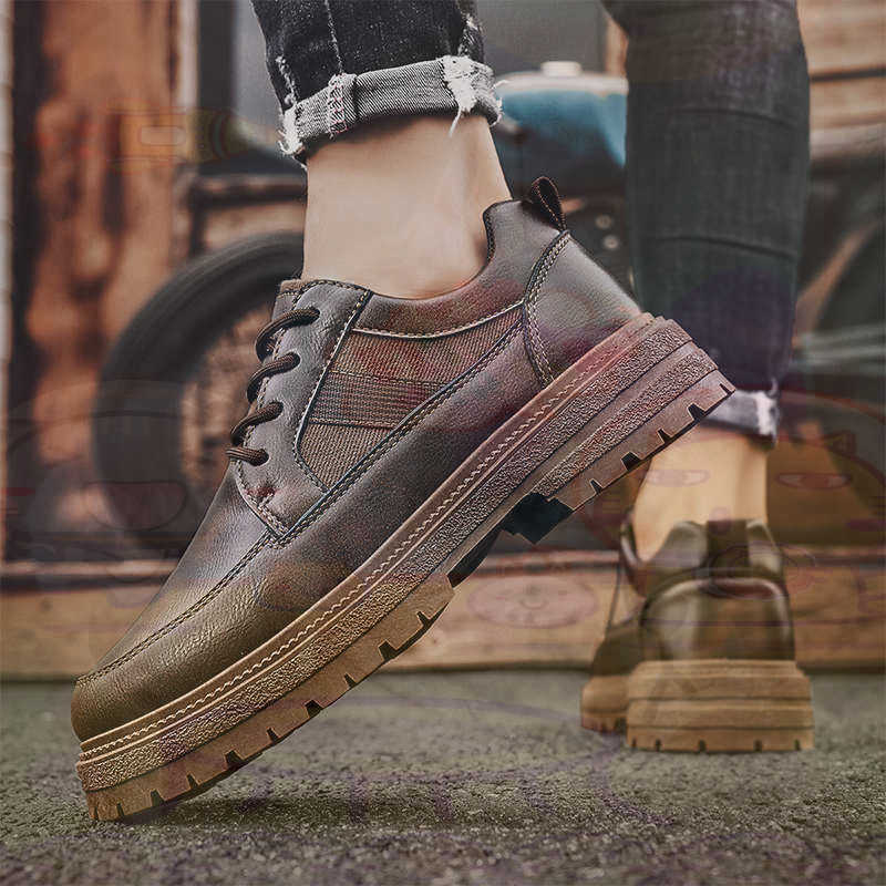 Dunkles Naturleder, modische T – Street Fashion For Short Guys Bewertung und Preis