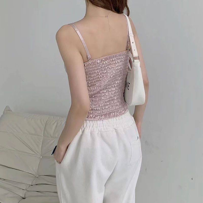 Damen-Trägertop Sommer Y2k Süß – Street Fashion Korean Girl Bewertung und Preis