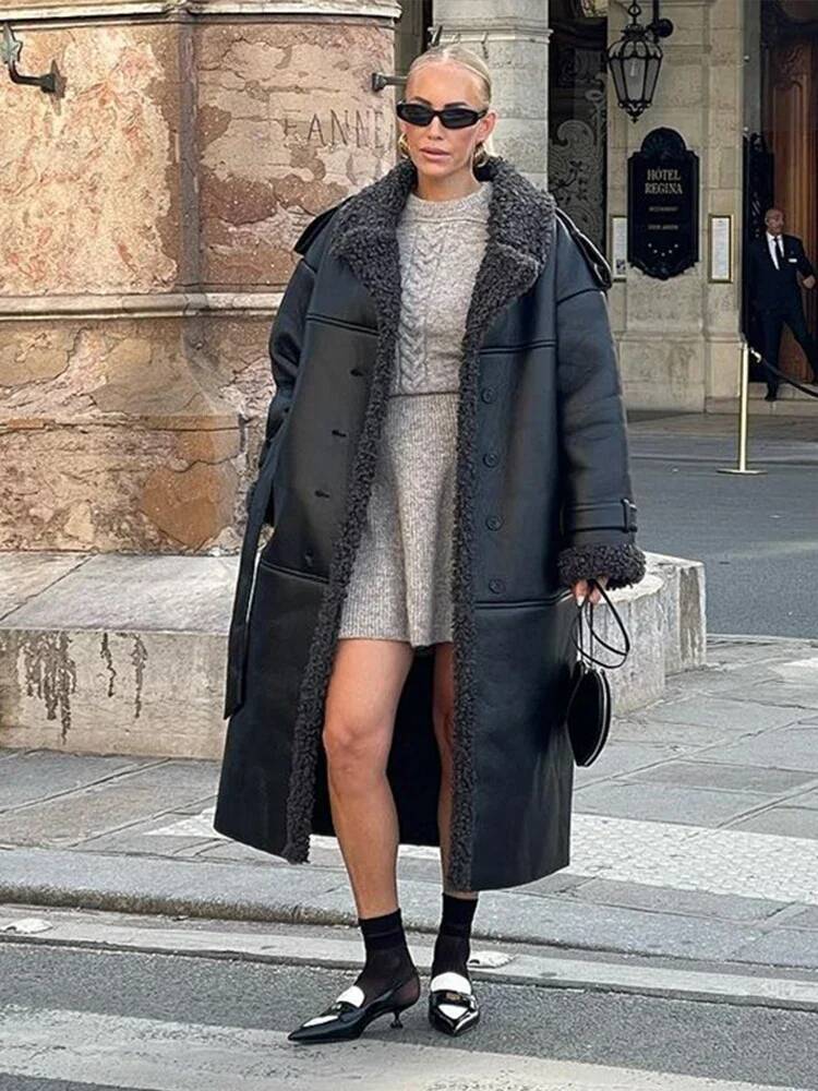 Kunstpelz-Lederjacke für Damen – Street Fashion Taiwan Bewertung und Preis