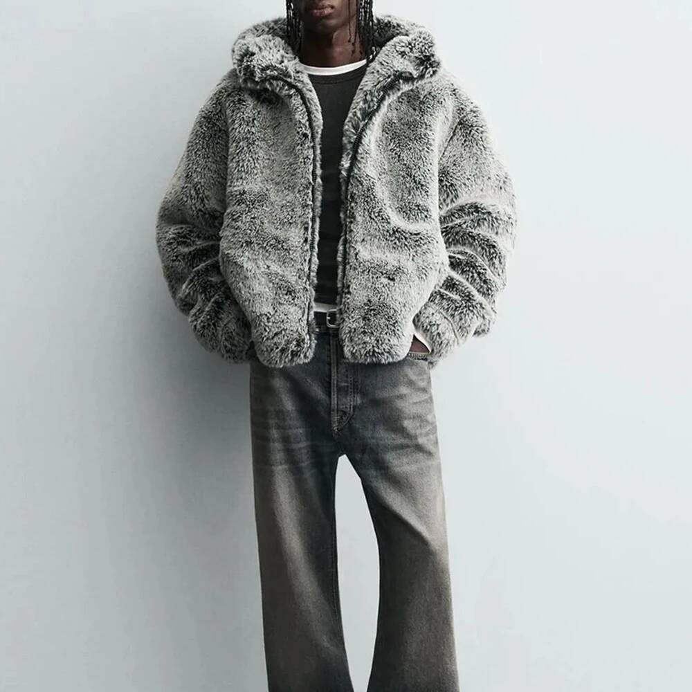 Winter Neue Kunstfell Langarm- – Street Fashion Taiwan Bewertung und Preis
