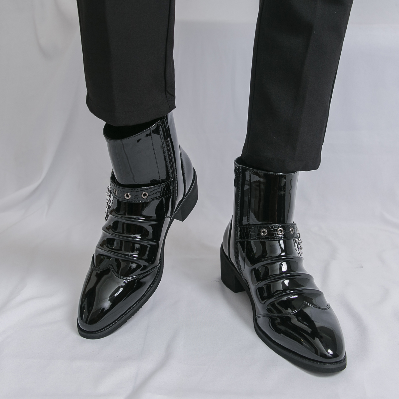 Mode Seite Zipper High Top män – Street Fashion Brands Bewertung und Preis