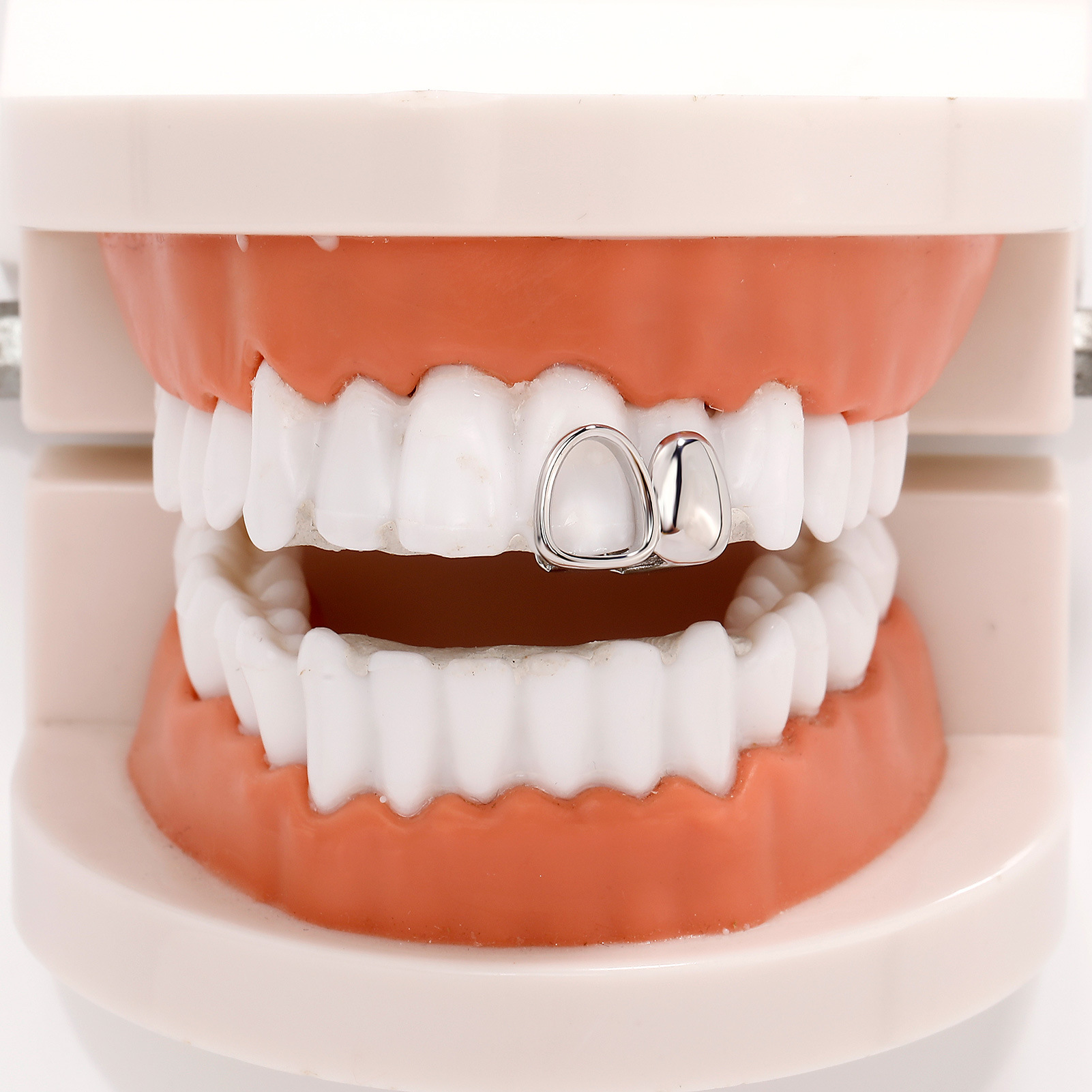 4-teiliges vergoldetes Grillz- – Street Fashion Jewelry Bewertung und Preis