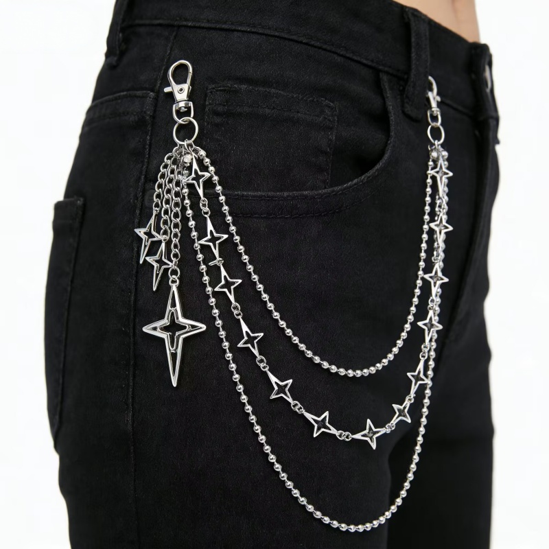 Damen Punk Hip-Hop Mehrschicht – Street Fashion Jewelry Bewertung und Preis