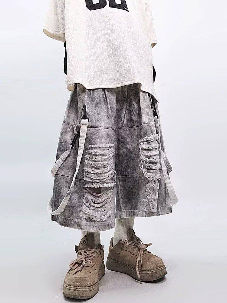 Retro Hip-Hop Herren-Jeans mit – Street Fashion Style Male Bewertung und Preis
