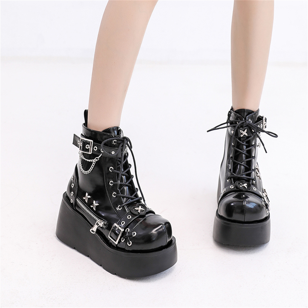 Marke Neue Damen Goth Plattfor – Street Fashion Brands Bewertung und Preis
