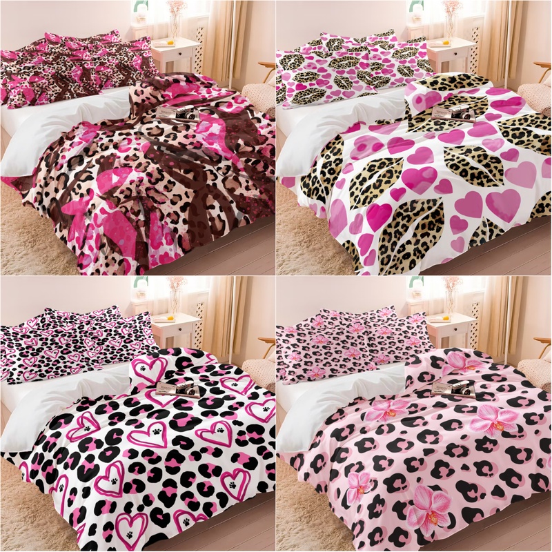 Bettwäsche-Set mit rosa Leopar – Camo Pattern Set Bewertung und Preis