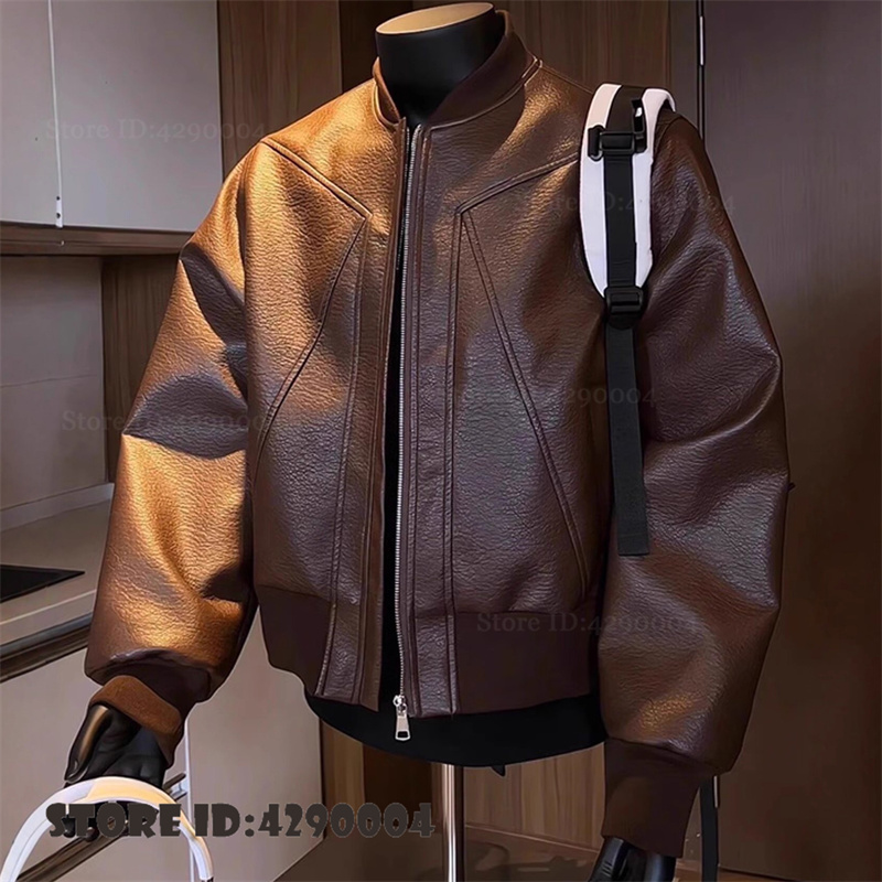 Herbst Herrenjacke im Amerikan – Street Fashion Style Male Bewertung und Preis