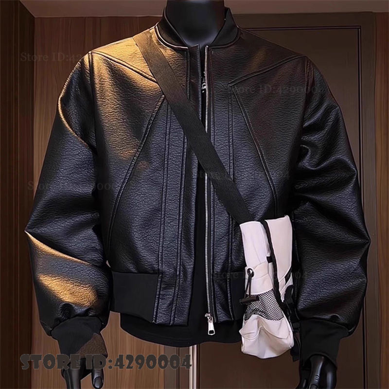 Herbst Herrenjacke im Amerikan – Street Fashion Style Male Bewertung und Preis