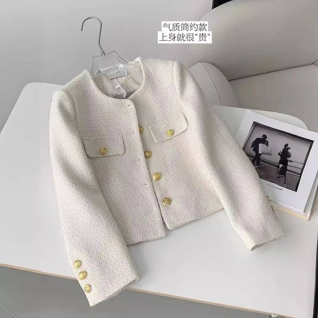 Modische Fransen-Tweedjacke mi – Street Fashion Taiwan Bewertung und Preis