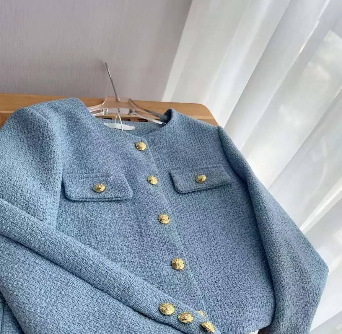 Modische Fransen-Tweedjacke mi – Street Fashion Taiwan Bewertung und Preis